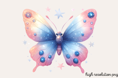 Gilter Butterfly Sublimation PNG Product Image 1