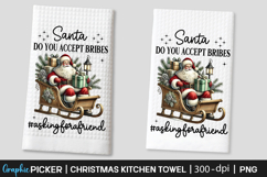 Funny Christmas Kitchen Towel Bundle, Christmas Kitchen Product Image 3