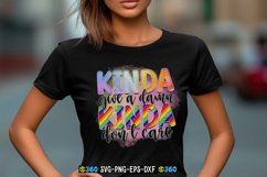 Kinda give a damn kinda don&#039;t care PNG Product Image 5