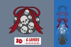 3D Creepy Christmas Svg Bundle | Christmas | Mandala Product Image 7