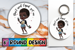 Blissful Keychain Circle Style, Love Woman Product Image 1