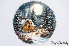 Christmas Winter Scenes Clipart PNG Product Image 1