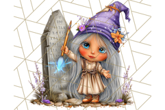 Spooky Gnome Village Clipart PNG Halloween Png Product Image 2