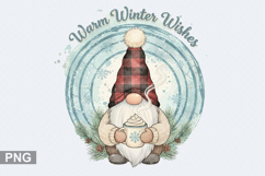 Warm winter wisher Sublimation - Christmas PNG Design Product Image 1