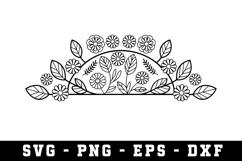Wildflowers Svg Design | Svg Files for Cricut Product Image 1