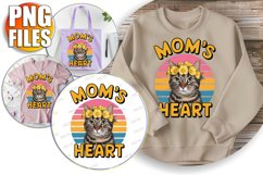 Joyful TSHIRT Art Sublimation, Retro Cat Product Image 1