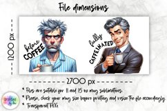 Sarcastic Coffee Mug Wrap | Both Side Funny Mug Wrap Product Image 2
