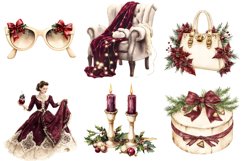 Chic Antique Christmas Clipart Product Image 5