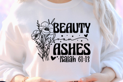 Beauty from ashes isaiah SVG, Christian Retro SVG Product Image 1