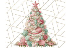 Pastel Christmas Clipart, Mint and Blush Holiday PNG Product Image 2