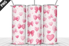 Lovely Hearts Tumbler Design | Valentine&#039;s Day Tumbler Wrap Product Image 3