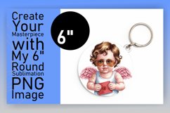 Sophisticated Round Design for Coasters , Cupid Product Image 1