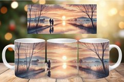 Valentine Mug Wrap Sublimation - couple Product Image 1