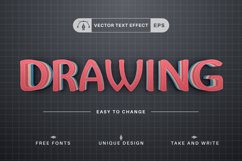 Drawing - Editable Text Effect, Font Style Product Image 1