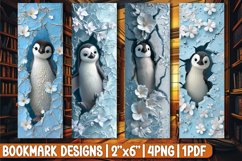 Cheerful Critters Emerging from Holes Bookmarks Product Image 1