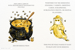 Witch Beekeeping Clipart Product Image 2