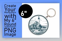 Beautiful Round Ornament - Scenic Sublimation Product Image 1