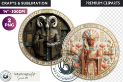 Ancient Egyptian Gods Pantheon Mythology Graphics cliparts Product Image 1
