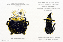 Halloween Witch Clipart Product Image 2
