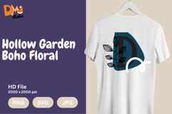 Hollow Garden Boho Floral Monogram Product Image 1