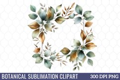 Botanical Sublimation Clipart Product Image 1