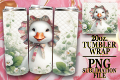 Cozy Moments 20oz tumbler wrap, Goose Product Image 1