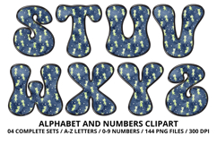 Vintage Toys Alphabet and Numbers PNG 300 DPI Product Image 4