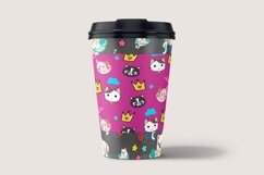 Cat Floral V02 Seamless Patterns Collection Product Image 5