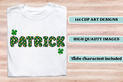 ST PATRICK Alphabet PNG Clipart, St Patrick letters doodle Product Image 6
