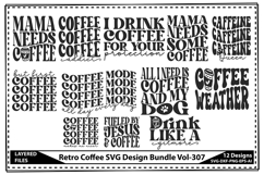 Retro Coffee SVG Design Bundle Product Image 1
