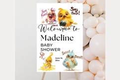 Baby Shower Welcome Sign Template 214 Product Image 1