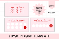 Editable Loyalty Card Template 3 | Customer Discount Stamp Product Image 1
