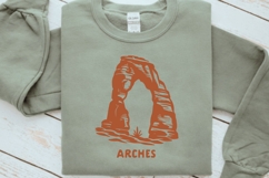 Arches National Park SVG | Desert Arch Illustration | Utah Product Image 5