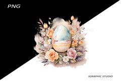 Easter Clipart, Easter Egg Clipart, Easter Bunny Png Product Image 1