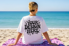 Summer Beach TShirt Mockup Set Summer Beach TShirt Mockup Product Image 5