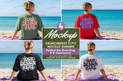 Summer Beach TShirt Mockup Set Summer Beach TShirt Mockup Product Image 1