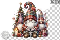 Christmas Gnome Sublimation - Clipart PNG Design Product Image 1