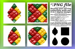 Jewelry Sublimation: Round and Square 3D Puff Patterns Product Image 1
