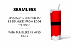Santa Claus Tumbler Sublimation | Taper & Straight Product Image 3