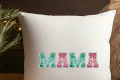 Mama PNG, Embroidery Letters for To My Mom Product Image 3