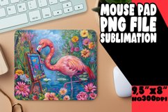 Tropical Flamingo Mouse Pad - Summer Delight Product Image 1