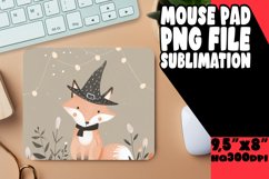 Boho Halloween Animal Mouse Pad PNG Product Image 1