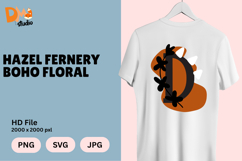 Hazel Fernery Boho Floral Monogram Product Image 1