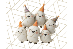 Retro Halloween Clipart Vintage PNG Graphics, 50s Holiday Product Image 2