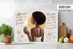 Afro Girl/Woman Melanin braided hair Cutting Board PNG Desig Product Image 1