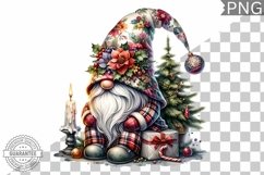Christmas Gnome Sublimation - Clipart PNG Design Product Image 1
