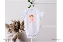 Little Ballerina Girl Clipart Set Product Image 3