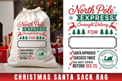 North Pole SVG| Christmas Gift Bag Product Image 1