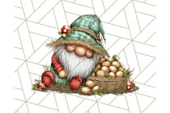 Farmer Gnome Clipart, Cute Farm Gnomes PNG Illustrations Product Image 2
