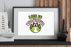 Life is Beautiful - Retro - SVG Design Vector Product Image 14